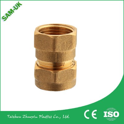 Brass Compression Fittings Coupling Pipe Fitting Copper Pipe and Fittings