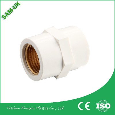 PVC Pipe Fittings with Brass Dubai Toilet Prices Female Coupling (copper thread)